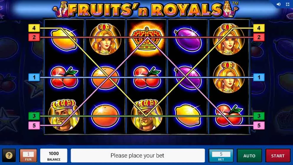 Fruits and Royals слоты